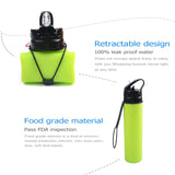 10 x Brand New CMMKCNNK Silicone Travel Water Bottle Reusable School Collapsible Sports Squeeze Water Bottle 600ml Travel Essential Green  - RRP €228.0