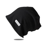 2 x Brand New Joscoal Lightweight Beanie Hat Waffle Pattern Unisex Slouch Beanie Jersey Skull Cap for Men Women One Size Black - RRP €38.3