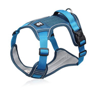 2 x RAW Customer Returns BT Bear Multipurpose Dog Harness, Oxford No Pull Reflective Safety Adjustable Vest with Handle Easy On and Off for Small Dogs Medium Large Dogs Blue, XL  - RRP €36.28