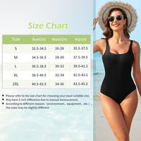 1 x RAW Customer Returns PONCEAU Women s Swimsuit Tummy Control Sport One-Piece Swimsuit Backless Swimwear Swimsuit Swimwear Shape Large Sizes - RRP €28.99