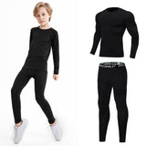 1 x RAW Customer Returns HZSK thermal underwear children s football functional underwear children s breathable quick-drying sports underwear children s football thermal ski underwear for skiing, running, sleeping - RRP €17.14