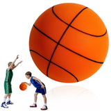 1 x RAW Customer Returns ZoneYan Silent Basketball Indoor, Mini Basketball Children Size 18cm, Basketball Gifts, Training Foam Ball with Mesh Bag, for Indoor Activities for Children from 3 Years Orange  - RRP €15.73