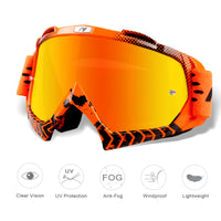 1 x RAW Customer Returns NENKI Motocross Goggles, Motorcycle Goggles, ATV Dirt Bike Off Road MX Driving Goggles, Ski Goggles for Men and Women, Cross Goggles with Anti-Fog UV Protection - RRP €23.89