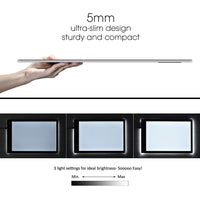 2 x RAW Customer Returns XIAOSTAR - Luminous Tablet, Copy Board, LED, A4, Very Slim, with USB Cable and Adjustable Brightness, for Artists, Drawing, Sketching and X-ray Viewing - RRP €69.98