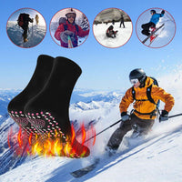 45 x Brand New Self-Heating Socks, Heated Socks, Magnetic Socks, Self-Heating Tourmaline Socks, 2 Pairs Thermal Socks for Men Women, Tourmaline Socks for Camping, Hiking, Fishing, Cycling, Black - RRP €1188.0