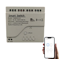 1 x RAW Customer Returns Newgoal 4-Channel USB Smart WiFi Relay Switch Module 5V AC85V-250V, Support Bluetooth Control, eWeLink App Remote Control, for Alexa Google Home - RRP €25.56