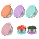 2 x Brand New Small stainless steel sauce containers 4 piece food container set salad dressing containers mini containers for lunch box spice containers with silicone lid for children s snacks, dips and spices, salad, BPA-free - RRP €21.16