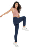 1 x Brand New Lulucheri Jogging Bottoms Women s V Cross Waist Training Trousers Sports Trousers with Pockets Women Sweatpants Lounge Trousers for Jogging Sports Running Yoga Chalk Blue, S  - RRP €27.6