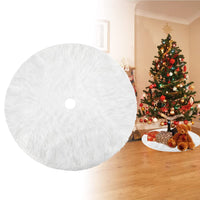 2 x RAW Customer Returns AFASOES Christmas Tree Skirts 78CM Christmas Tree Skirt White Faux Fur Carpet Decors Plush Skirt Christmas Tree Skirt Tree Skirts Round Fur Christmas Tree Stand Carpet Christmas Tree Skirt for Christmas Tree - RRP €26.2