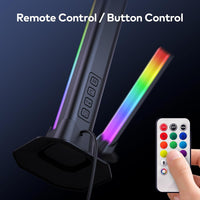 1 x RAW Customer Returns MIWATT 32CM LED Light Bar RGB Lamp, Rainbow Smart Lighting Tower Starter Kit with Remote Control for PC, TV, Game Room and Copmuter Case - RRP €24.19