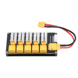 1 x RAW Customer Returns TICFOX Multi Parallel Charging Board Lipo Battery Charging Board Parallel XT30 XT60 Connector 2 6S Lithium Batteries for IMAX B6 Charger RC Charger - RRP €29.78