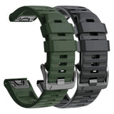 1 x RAW Customer Returns NotoCity Garmin Fenix 6 Strap, 22mm Easy-Fit Silicone Replacement Strap for Garmin Fenix 6 Fenix 6 Pro Fenix 5 Fenix 5 Plus Forerunner 935 945 Black Army Green  - RRP €24.2