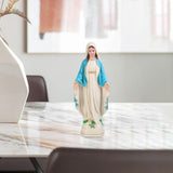 1 x RAW Customer Returns F Fityle Decorative Statues, Virgin Mary Saint Statuette, Catholic Gift for Religious and Home Decoration, Collectible Figurines for Birthday,Blue Coat, 15cm - RRP €19.2