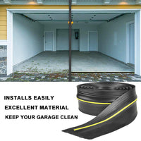 1 x RAW Customer Returns Garage door seal 3M universal threshold seal Weatherproof floor seal Rubber DIY seal replacement for garage doors perfect for keeping garages clean and dry - RRP €34.99