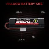 1 x RAW Customer Returns Hilldow M26 RC NiMH battery 6S 7.2V 3600mAh with plug TA Mi Ya, 2 pack RC battery NiMH battery rechargeable for RC car RC truck HPI Losi Kyosho Hobby - RRP €43.99