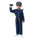 3 x Brand New ZUCOS Deluxe Policeman Costume for Kids Halloween Carnaval Birthday Christmas Xmas Gift 4-6 Years  - RRP €99.78