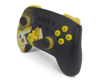 1 x RAW Customer Returns Upgraded Wireless PowerA Controller for Nintendo Switch - Pikachu 025, Nintendo Switch Lite, Gamepad, Game Controller, Bluetooth Controller, Rechargeable, Officially Licensed - RRP €63.05