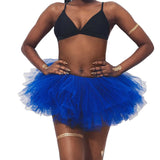 4 x Brand New Ushiny Short Tulle Skirt Tutu Retro Style Ballet Petticoat Classical Dance Elastic 6 Layers Tulle Tutu Skirt for Parties Costumes Halloween Dance Costumes - RRP €91.2