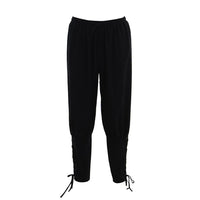 1 x RAW Customer Returns Double Villages Unisex Renaissance Pants Trousers Medieval Viking Pants Men s Viking Pants Costume as3, Alpha, M, Regular, Regular, Black  - RRP €24.36