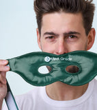 1 x RAW Customer Returns Medi Grade Cooling Mask Face - Gel Eye Mask Cooling Reusable with 2x Eye Cooling Pads, Storage Bag. Relaxation at home Reversible eye cooling mask with adjustable straps - RRP €12.99