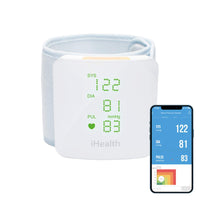 3 x Brand New iHealth View - Wrist Blood Pressure Monitor Measures Blood Pressure, Pulse, Irregular Heartbeats - LED Screen Display, 120 Memories, Multi Users - iOS and Android Bluetooth Medical Device - RRP €278.7