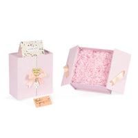 1 x Brand New Gift Box with Lid for Gifts, Small Gift Boxes with Bow, Greeting Cards Double Door Design, Christmas Gift Box Gift Box for Birthday Packaging S 21x20x10cm -2Pack, Pink  - RRP €16.8