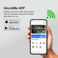 1 x RAW Customer Returns GlocalMe Mini Turbo mobile WiFi router, 4G LTE router, No SIM card required, 3000mAh battery, Coverage of more than 140 countries and regions, International mobile hotspot - RRP €165.99