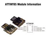 1 x RAW Customer Returns ATTINY85 Digispark kickstarter RUIZHI 5 pieces Attiny85 Micro USB development board support ESP32 Win Linux compatible with Arduino - RRP €19.15