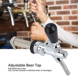 1 x RAW Customer Returns DEWIN Adjustable Beer Tap, G5 8 Inch Thread Long Shaft Adjustable Draft Beer Tap Dispenser Wine Tools Home Brewing Accessories - RRP €43.25