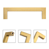 1 x RAW Customer Returns Probrico Gold kitchen handles 160mm hole spacing, gold furniture handles stainless steel, gold cabinet handles, gold drawer handles, gold cabinet handles, 10 pieces - RRP €22.72