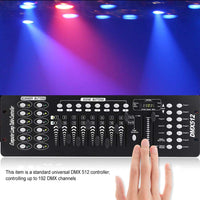 1 x RAW Customer Returns UKing DMX Controller, 192 Channels DMX512 Controller Console 240 Scenes for MINI DMX Controller DMX Light Console Party DJ Disco Moving Head Light Stage Lamp Operator Equipment Black  - RRP €69.99