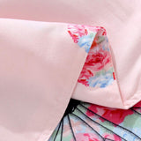 1 x RAW Customer Returns AShanlan Bed Linen 140x200 70x90 Girls Pink Butterfly Children s Bed Linen Set Pink Colorful Butterfly 100 Microfiber Children s Duvet Cover with Zipper - RRP €26.99