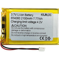 1 x RAW Customer Returns DC 3.7V 2100mAh 654060 704060 Li-ion Lithium Ion Polymer Battery Replacement for DIY 3.7-5v electronic products, GPS, LED light, Bluetooth speaker, mobile power - RRP €19.15