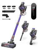 1 x RAW Customer Returns BuTure Cordless Broom Vacuum Cleaner, 33KPA 55Min Powerful Cordless Vacuum Cleaner with Removable Battery, 1.2L Capacity, Touch Screen, 5 Speeds, Broom Vacuum Cleaner for Carpet Hard Floor - RRP €171.41