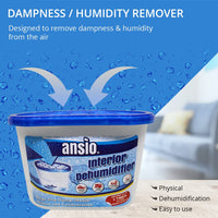 1 x RAW Customer Returns ANSIO Dehumidifier 10 Pack x 500 ml Condensation Remover Moisture Absorber, Dehumidifier for Wetness, Mold, Humidity in the Home, Kitchen, Wardrobe, Bedroom, Caravan, Garage - RRP €23.58