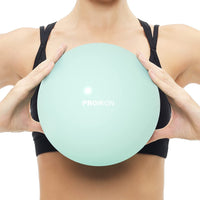 1 x RAW Customer Returns PROIRON Gymnastic Ball Small 25cm, Pilates Ball with Training Instructions, Fitness Ball Small with Inflatable Straw, Gym Ball for Pilates, Yoga, Full Body Training - Green - RRP €10.99