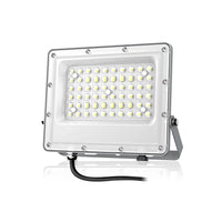 1 x RAW Customer Returns Tayire LED spotlight outdoor 100W, 10000LM super bright LED floodlight, 6000K cold white spotlight IP65 waterproof floodlight outdoor spotlight for garden, terraces, garage, workshop, sports field - RRP €20.52