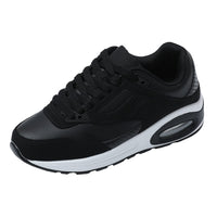 1 x RAW Customer Returns JOMIX Sneakers Women s Trainers Sports Shoes Air Cushion Running Shoes Anti-Slip Breathable Trainers Fitness Gym Street Outdoor Black White, 39 EU  - RRP €42.95