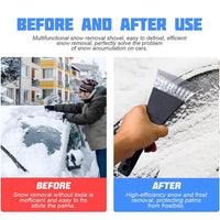 4 x Brand New Toulifly windshield scraper, car ice scraper, portable snow scraper, car ice scraper snow brush, ice scraper car non-slip, car windshield scraper, windshield scraper car for cars and pick-up trucks - RRP €129.6