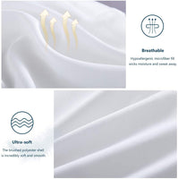 1 x RAW Customer Returns WAVVE duvet 200 x 200 cm all-season duvet 4 seasons, quilt 300 gsm microfibre 200 x 200 cm, super soft blanket, breathable 200 x 200 white - RRP €37.3