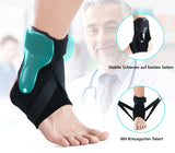 1 x RAW Customer Returns Chlffua ankle brace, adjustable foot brace, ankle support with PE board, strong stabilization ankle brace with velcro fastening for ankles, women and men M  - RRP €24.99