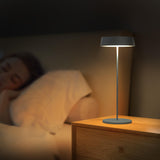 1 x RAW Customer Returns Palmina 901, LED table lamp dimmable, 4400 mAh LED table lamp wireless, IP54 protection, lamp for indoor outdoor use, suitable for dinner, reading, bedroom, garden and much more blue - RRP €39.99