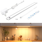 1 x RAW Customer Returns wobsion 30CM under cabinet light kitchen LED dimmable with touchless sensor, kitchen light under cabinet LED warm white 3000k, ultra thin LED light strip kitchen for wardrobe, display case - RRP €17.14