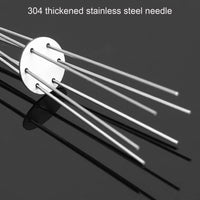 5 x Brand New Stainless Steel Coffee Stirrer Needle Distributor Espresso Stirrer Tool Stainless Steel Espresso Coffee Stirrer Coffee Stirring Tool Espresso Coffee Stirrer for Espresso Stirring Distribution with Leather Handle Brown  - RRP €102.0