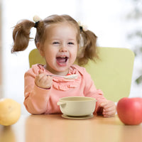 1 x RAW Customer Returns PandaEar 3 Pack Baby Bowl with Suction Cup and Lid for Children Toddlers Infants - Leak-proof Silicone Children s Bowl Baby Tableware - Soft Safe BPA-free - Linen Brown Beige - RRP €23.75