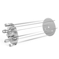 1 x RAW Customer Returns Onlyfire Universal Rotating Grill Spit System Rotisserie Needle Set, fits any grill skewer, 44cm length, 16cm - RRP €52.8