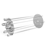 1 x RAW Customer Returns Onlyfire Universal Rotating Grill Spit System Rotisserie Needle Set, fits any grill skewer, 44cm length, 16cm - RRP €48.58