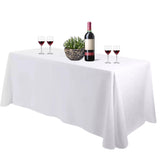 1 x RAW Customer Returns Bea s Party Rectangular Tablecloth for Polyester Table 229 cm x 335 cm, XXL, White, Machine Washable, for Catering, Weddings, Birthdays 229 cm x 335 cm, White  - RRP €28.99