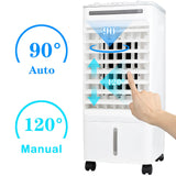 1 x RAW Customer Returns SONBION Portable Air Conditioner, 4 In 1 Air Cooler Humidifier Air Purifier Fan with 4 Ice Cube Trays, Evaporative Air Cooler for Home Office, 5L Water Tank, 3 Wind Levels - RRP €90.04