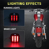 1 x RAW Customer Returns SKUNTUGUANG Motorcycle LED Tail Light Eagle Claw Brake Lights Integrated for Sportster Fatboy Heritage Softail XL FLHR FLHRCI FXD - RRP €57.73